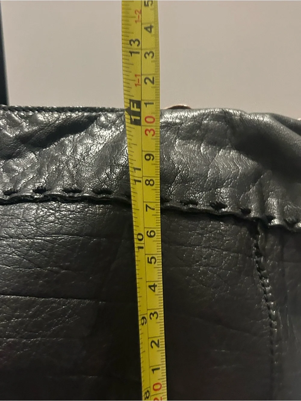 The Sak Black Leather Hobo Bag with Brown Trim
